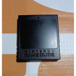 Official Nintendo GameCube Black Memory Card 251 Blocks (DOL-014) Genuine OEM